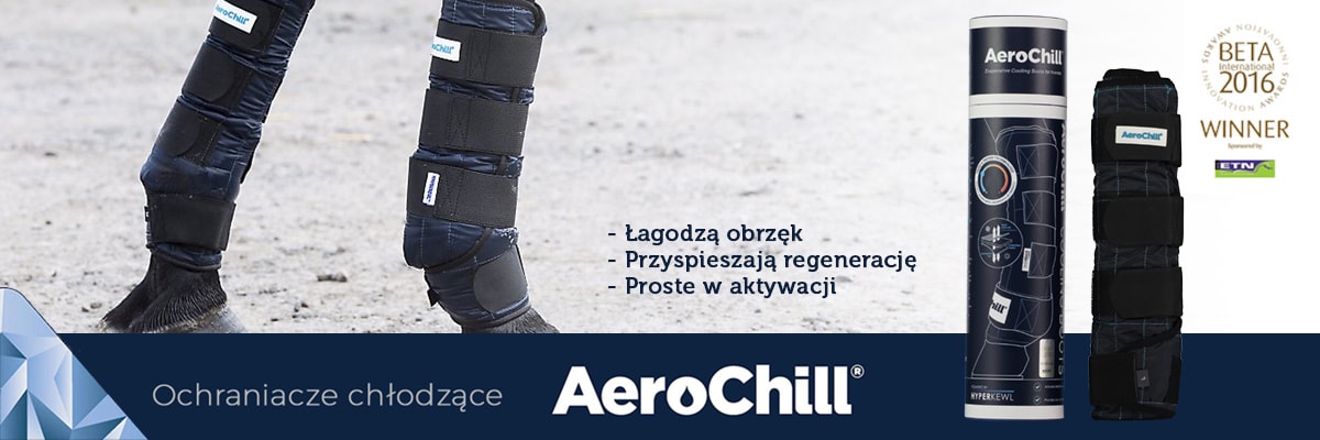 AeroChill - ochraniacze chłodzące dla koni