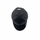 6594 Chłodząca czapka z daszkem 6 panelowa czarne top