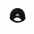 6594 Chłodząca czapka z daszkem 6 panelowa czarne tył