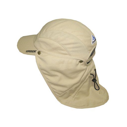 6596 Chłodząca czapka z daszkiem i osłoną karku Ultra Sport Khaki