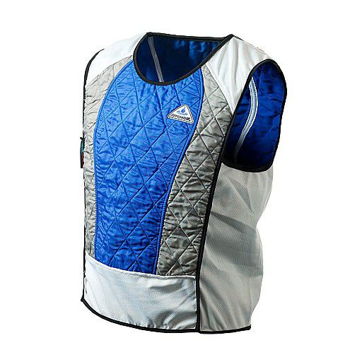 6531 Chłodząca kamizelka Ultra Sport  niebieski srebrny