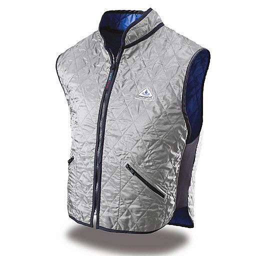 6530F Sportowa kamizelka chłodząca Deluxe damska srebrna